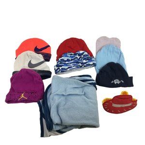 10 PC LOT OF BABY BOY HATS (JORDAN, NIKE) , ETC